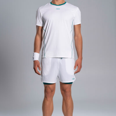 KOSZULKA MĘSKA PRO WHITE/IVY GREEN
