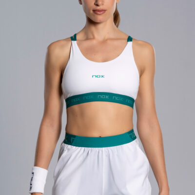 STANIK SPORTOWY PRO WHITE/IVY GREEN